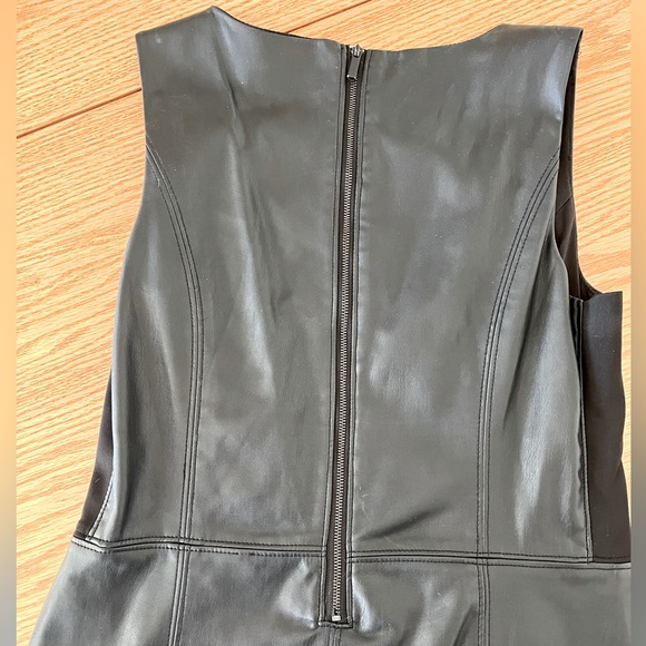 Reitman’s faux leather and suede dress with exposed zipper - Picture 7 of 8